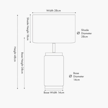 Cara Wood Effect Ceramic Table Lamp Cara Wood Effect Ceramic Table Lamp