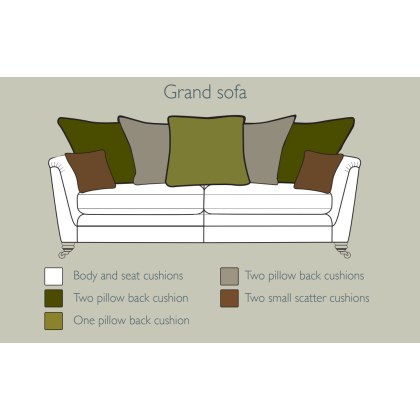 Darcey Grand Pillowback Sofa by Alstons Darcey Grand Pillowback Sofa by Alstons