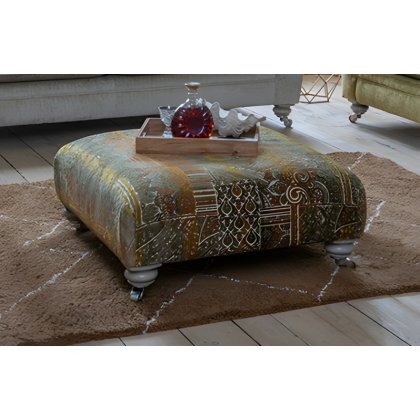 Darcey Square Stool by Alstons Darcey Square Stool by Alstons