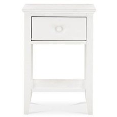 Ashby White 1 Drawer Nightstand by Bentley Designs Ashby White 1 Drawer Nightstand by Bentley Designs