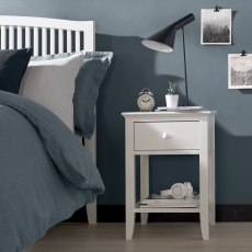 Ashby White 1 Drawer Nightstand by Bentley Designs Ashby White 1 Drawer Nightstand by Bentley Designs