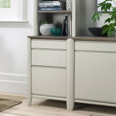 Bergen Grey Washed Oak & Soft Grey Filing Cabinet by Bentley Designs Bergen Grey Washed Oak & Soft Grey Filing Cabinet by Bentley Designs