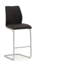 Pair of Elis Bar Stools (Black & Chrome) Pair of Elis Bar Stools (Black & Chrome)