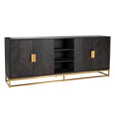 Blackbone 225cm Sideboard (Gold Collection) by Richmond Interiors Blackbone 225cm Sideboard (Gold Collection) by Richmond Interiors