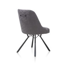 Eefje Dining Chair (Anthracite) by Habufa