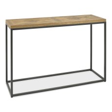 Indus Rustic Oak Console Table by Bentley Designs Indus Rustic Oak Console Table by Bentley Designs