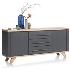 Jardin 190cm Sideboard (Anthracite) by Habufa