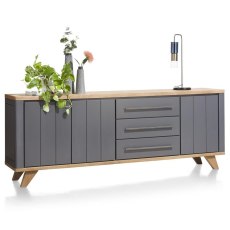 Jardin 230cm Sideboard (Anthracite) by Habufa