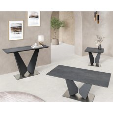 New Westin Slate Grey Ceramic 160cm Sideboard New Westin Slate Grey Ceramic 160cm Sideboard