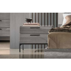 Novecento 2 Drawer Nightstand by ALF Italia Novecento 2 Drawer Nightstand by ALF Italia
