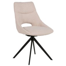 Barefoot Swivel Dining Chair (Cream) by Vida Living Barefoot Swivel Dining Chair (Cream) by Vida Living