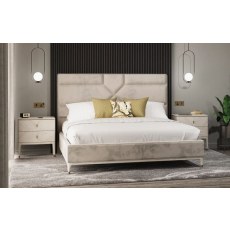 Leotta Superking 6ft Bedframe (Stone) by Vida Living Leotta Superking 6ft Bedframe (Stone) by Vida Living