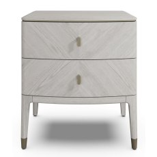 Leotta 2 Drawer Bedside Chest (Stone) by Vida Living Leotta 2 Drawer Bedside Chest (Stone) by Vida Living