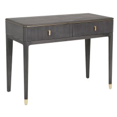 Leotta 2 Drawer Dressing Table (Ebony) by Vida Living Leotta 2 Drawer Dressing Table (Ebony) by Vida Living