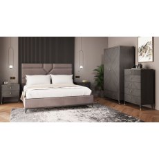 Leotta 2 Drawer Dressing Table (Ebony) by Vida Living Leotta 2 Drawer Dressing Table (Ebony) by Vida Living