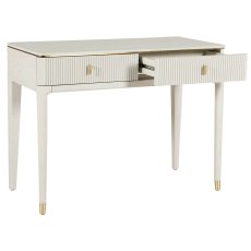 Leotta 2 Drawer Dressing Table (Stone) by Vida Living Leotta 2 Drawer Dressing Table (Stone) by Vida Living