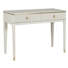 Leotta 2 Drawer Dressing Table (Stone) by Vida Living Leotta 2 Drawer Dressing Table (Stone) by Vida Living