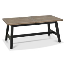 Regent Weathered Oak & Peppercorn 4-6 Seater Extension Table by Bentley Designs Regent Weathered Oak & Peppercorn 4-6 Seater Extension Table by Bentley Designs