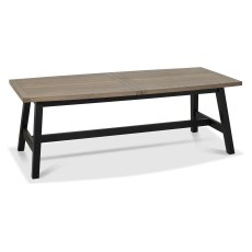 Regent Weathered Oak & Peppercorn 6-8 Seater Extension Table by Bentley Designs Regent Weathered Oak & Peppercorn 6-8 Seater Extension Table by Bentley Designs