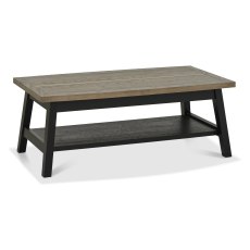 Regent Weathered Oak & Peppercorn Coffee Table by Bentley Designs Regent Weathered Oak & Peppercorn Coffee Table by Bentley Designs