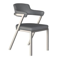 Freya Dining Chair by HND (Grey Faux Leather) Freya Dining Chair by HND (Grey Faux Leather)