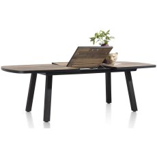 Avalox 190-250 x 110cm Oval Extending Dining Table by Habufa