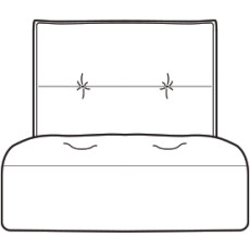 Gravina Small Armless Chair Section (61cm) by Italia Living Gravina Small Armless Chair Section (61cm) by Italia Living