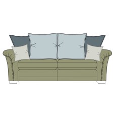 Adler 3 Seater Pillowback Sofa by Alstons Adler 3 Seater Pillowback Sofa by Alstons