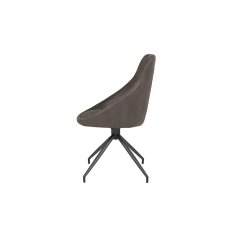 Hendrix Dining Chair (Brown Microfibre) by Vida Living