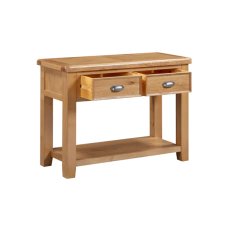 Queensbury Oak Small Console Table