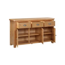 Queensbury Oak 3 Door Sideboard