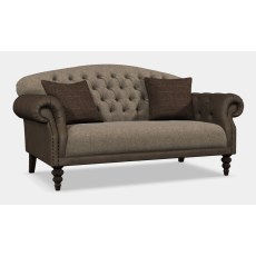 Arbroath Petit Sofa (Fabric / Hide Mix) by Tetrad Harris Tweed Arbroath Petit Sofa (Fabric / Hide Mix) by Tetrad Harris Tweed