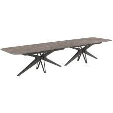 Hexagon 400 x 120cm Fixed Dining Table by Status of Italy Hexagon 400 x 120cm Fixed Dining Table by Status of Italy