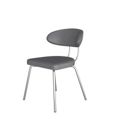 Margot Dining Chair by HND (Grey Faux Leather) Margot Dining Chair by HND (Grey Faux Leather)