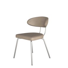 Margot Dining Chair by HND (Taupe Faux Leather) Margot Dining Chair by HND (Taupe Faux Leather)