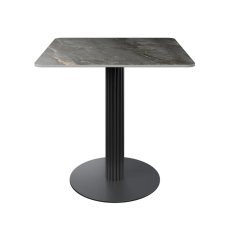 Santos 80 x 80cm Square Gloss Grey Ceramic Dining Table Santos 80 x 80cm Square Gloss Grey Ceramic Dining Table