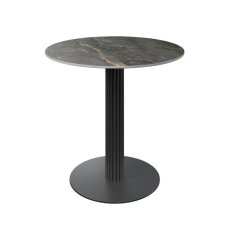Santos 80 x 80cm Round Gloss Grey Ceramic Dining Table Santos 80 x 80cm Round Gloss Grey Ceramic Dining Table