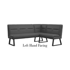 Nino Dark Grey Corner Dining Bench (Left or Right Hand Facing) Nino Dark Grey Corner Dining Bench (Left or Right Hand Facing)
