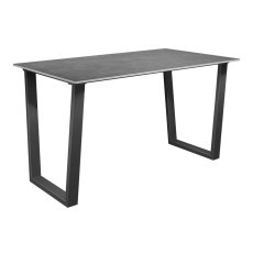 Nino 140 x 80cm Dining Table Matt Grey Ceramic Dining Table Nino 140 x 80cm Dining Table Matt Grey Ceramic Dining Table