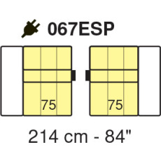 Tuniz 3 Seater 214cm Sofa (with Electric Recliners) by Marinelli Home Tuniz 3 Seater 214cm Sofa (with Electric Recliners) by Marinelli Home