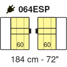 Tuniz 2 Seater 184cm Sofa (with Electric Recliners) by Marinelli Home Tuniz 2 Seater 184cm Sofa (with Electric Recliners) by Marinelli Home