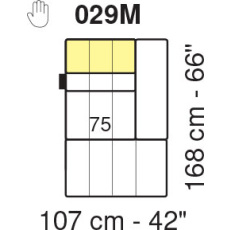 Tuniz RHF Chaise Longue Maxi 1 Arm Module by Marinelli Home Tuniz RHF Chaise Longue Maxi 1 Arm Module by Marinelli Home