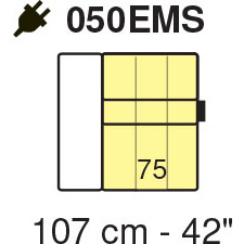 Tuniz LHF 1 Arm Chair Module 107cm (1 Electric Recliner) by Marinelli Home Tuniz LHF 1 Arm Chair Module 107cm (1 Electric Recliner) by Marinelli Home