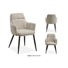 Pair of Donna Dining Chairs (Three Colours Available) by MaxFurn Pair of Donna Dining Chairs (Three Colours Available) by MaxFurn