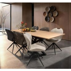 Chesterfield 180-230 x 90cm Extending Dining Table (Straight Version) by MaxFurn Chesterfield 180-230 x 90cm Extending Dining Table (Straight Version) by MaxFurn