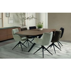 Wellington 250 x 128cm Dining Table (Danish Oval Version) by MaxFurn Wellington 250 x 128cm Dining Table (Danish Oval Version) by MaxFurn