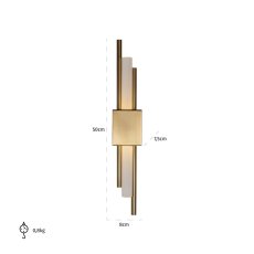 Wall Lamp Mylas Gold Wall Lamp Mylas Gold