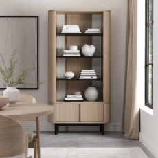 Luma Scandi Oak & Peppercorn Open Display Unit Luma Scandi Oak & Peppercorn Open Display Unit