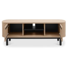 Luma Scandi Oak & Peppercorn Entertainment Unit Luma Scandi Oak & Peppercorn Entertainment Unit