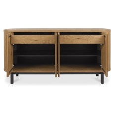 Luma Rustic Oak & Peppercorn Wide Sideboard Luma Rustic Oak & Peppercorn Wide Sideboard